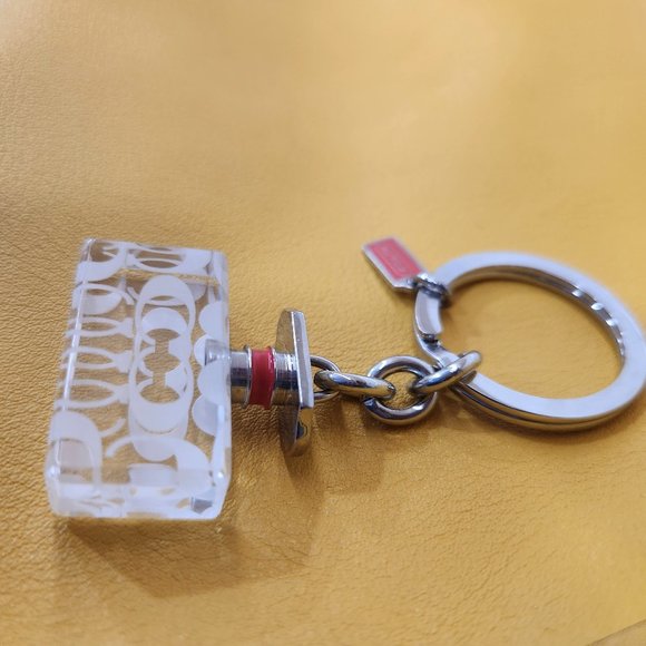 Coach Perfume Bottle Charm Keychain 92085 Very Rare - Picture 3 of 11